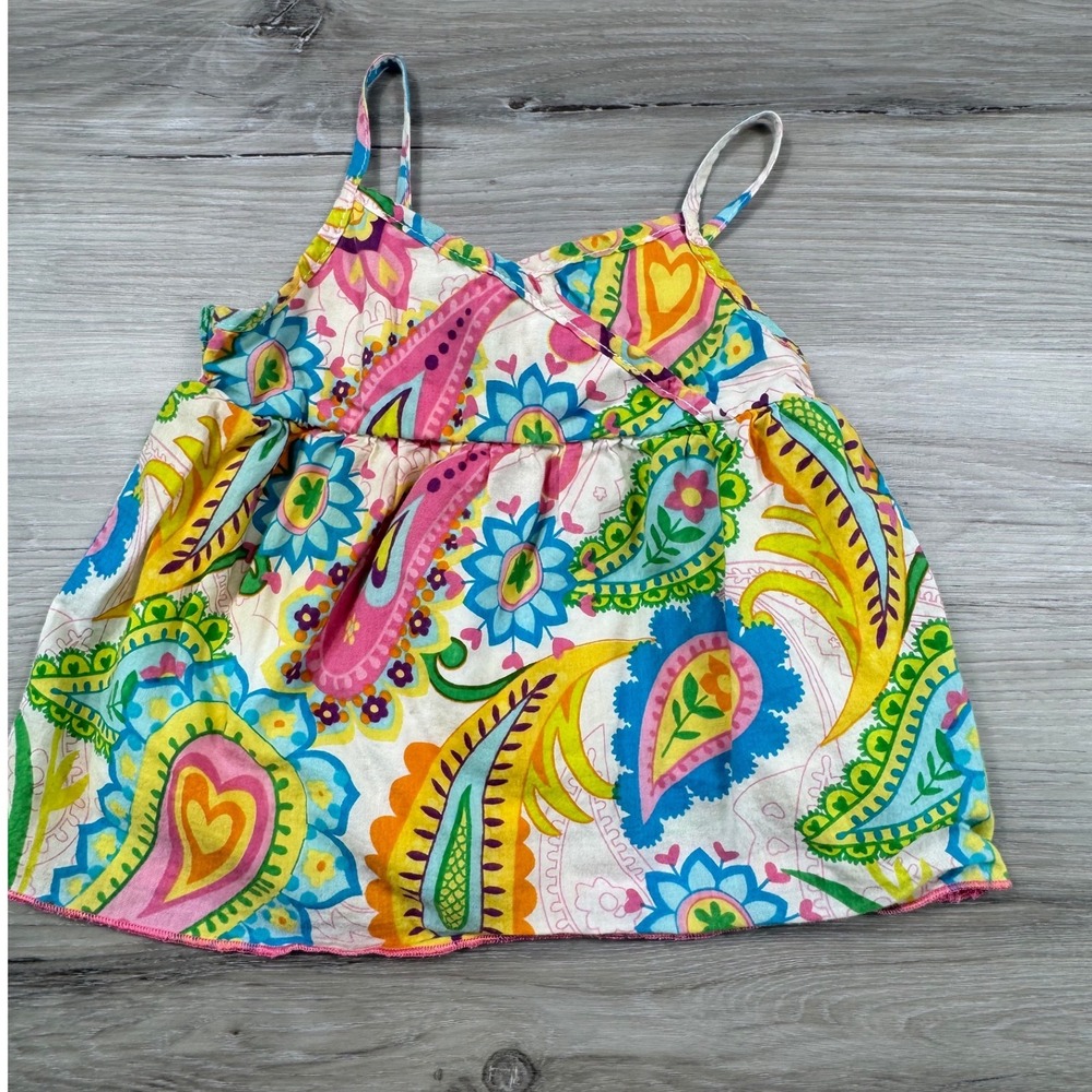 Koala Kids Baby Girls Paisley Floral Cami Top Multicolor 12 Months 143219